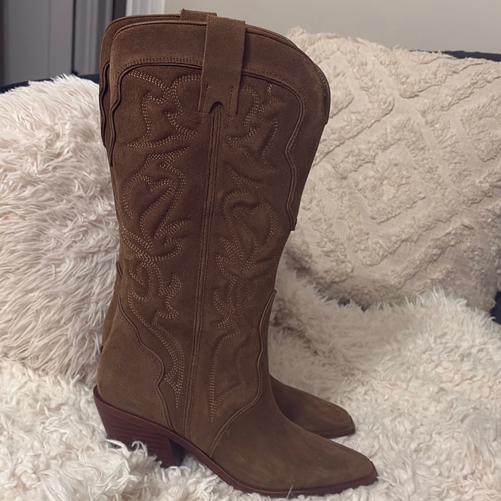 Dolce Vita Brown Western-Style Women's Boots 7.5
